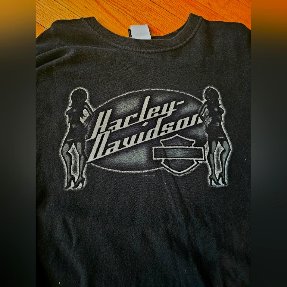 Harley Davidson Long Sleeve Black Shirt Size M - Medium - Cape Geradeau Missouri